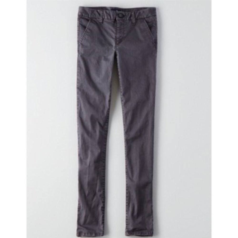 American Eagle gray khaki pants